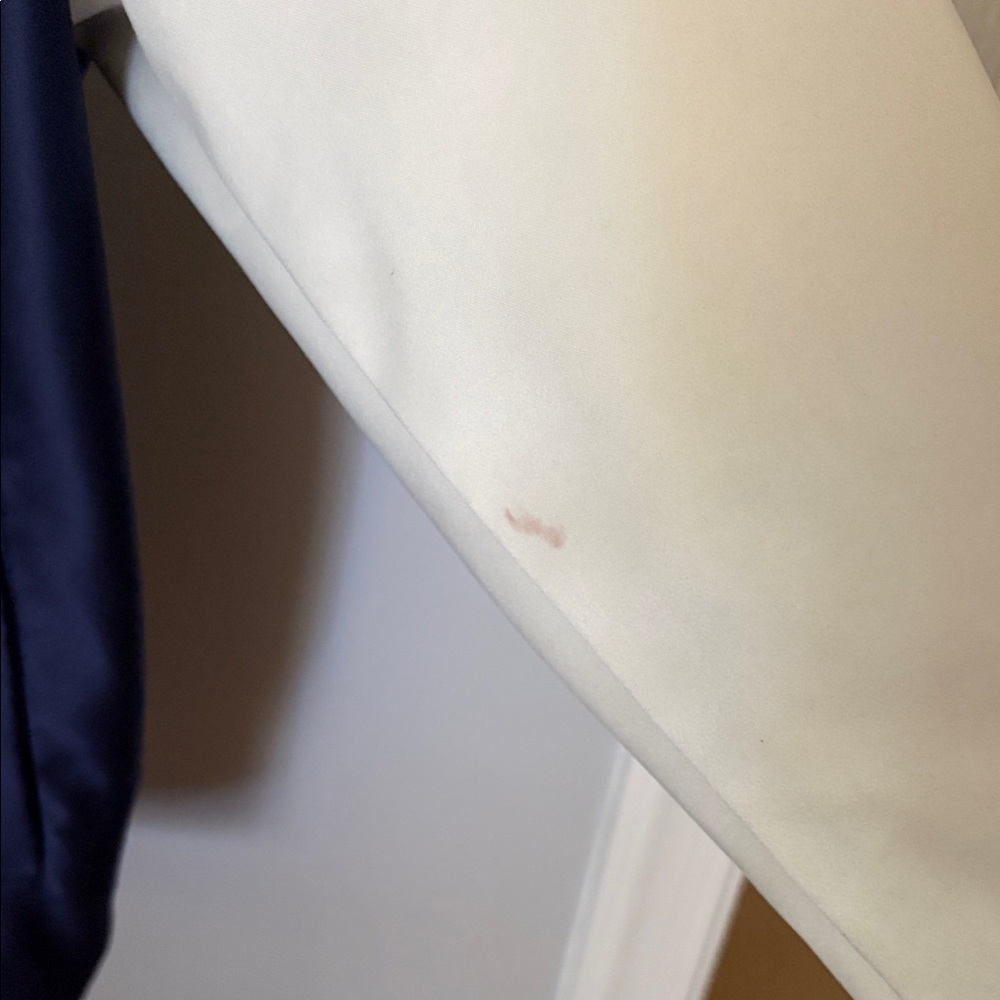 Navy & Cream Dragon Satin Bomber Jacket - Picture 6 of 7